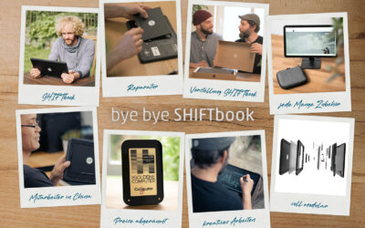 Das SHIFTbook übergibt den Staffelstab an seinen Nachfolger